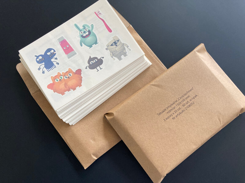packing tattoos in an envelope packing tattoos in an envelope